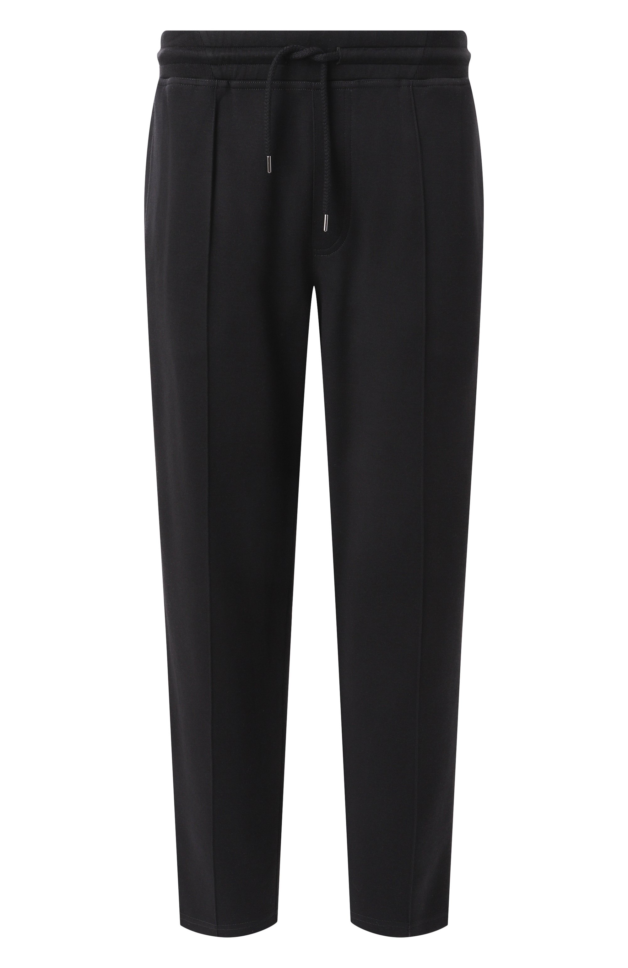 Брюки из хлопка и кашемира BRUNELLO CUCINELLI черного цвета по цене 82950 руб., арт. MM831B2331, фото 1 Брюки из хлопка и кашемира BRUNELLO CUCINELLI, арт. MM831B2331, фото 1