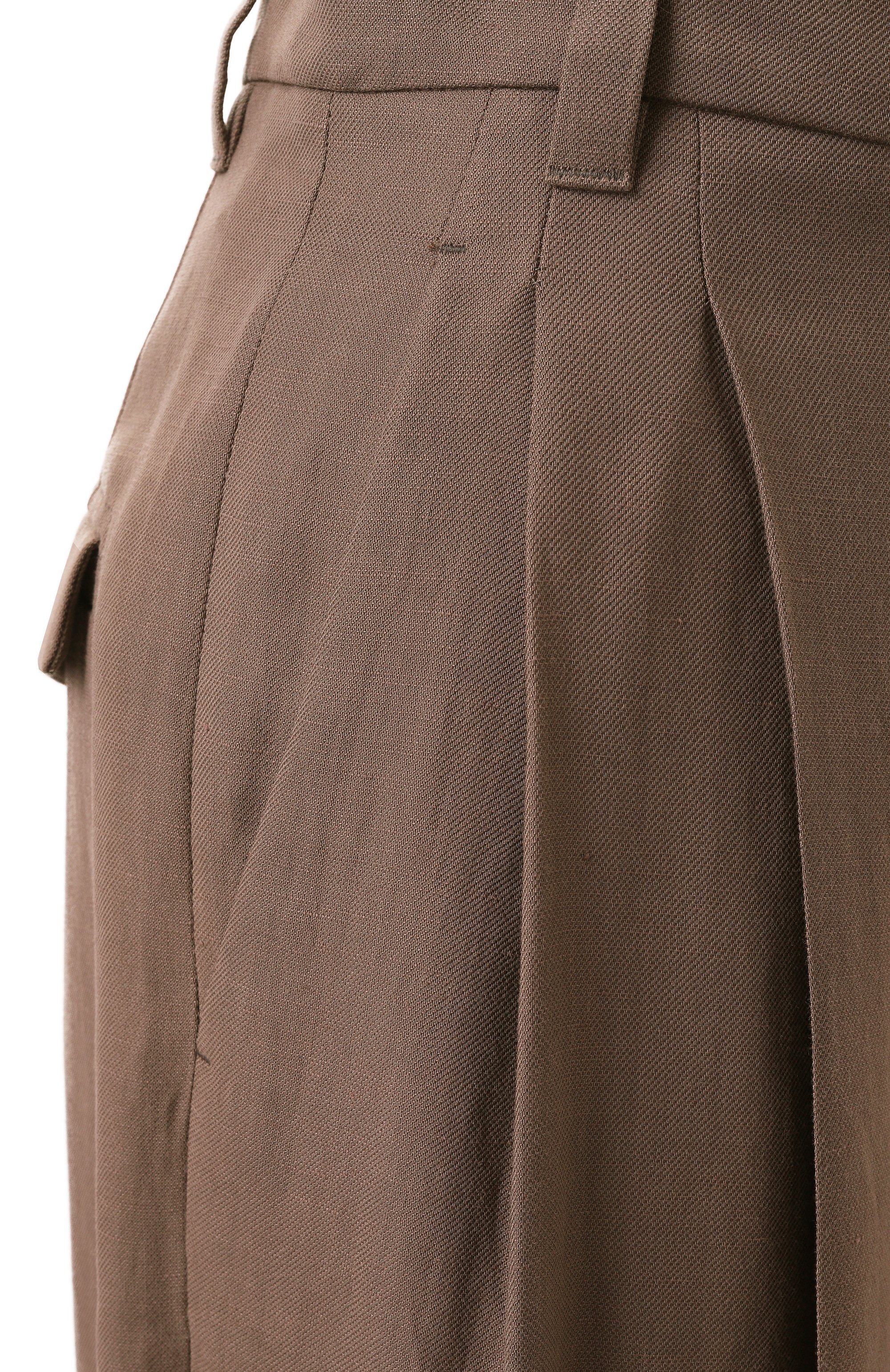 Брюки из вискозы и льна BRUNELLO CUCINELLI, арт. MH126P8669, фото 6