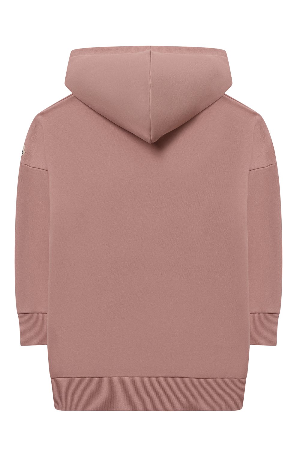Хлопковое платье MONCLER розового цвета по цене 35950 руб., арт. G2-954-8I730-10-809B3/12-14A, фото 2 Хлопковое платье MONCLER, арт. G2-954-8I730-10-809B3/12-14A, фото 2