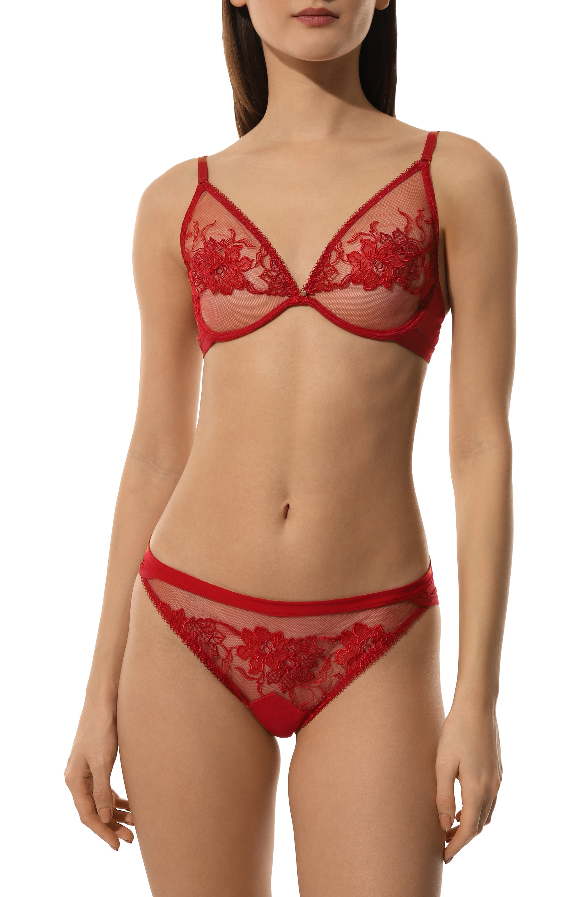 Трусы-слипы LISE CHARMEL красного цвета по цене 19910 руб., арт. ACH0785, фото 2 Трусы-слипы LISE CHARMEL, арт. ACH0785, фото 2