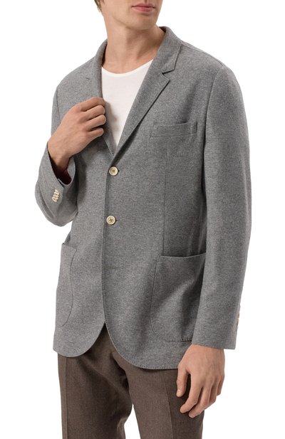 Кашемировый пиджак BRUNELLO CUCINELLI, арт. ML8968J01, фото 5