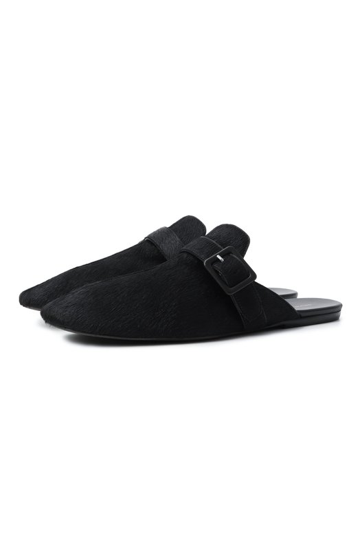 Кожаные сабо Dries Van Noten 021713-301-900 Чёрный 021713-301-900