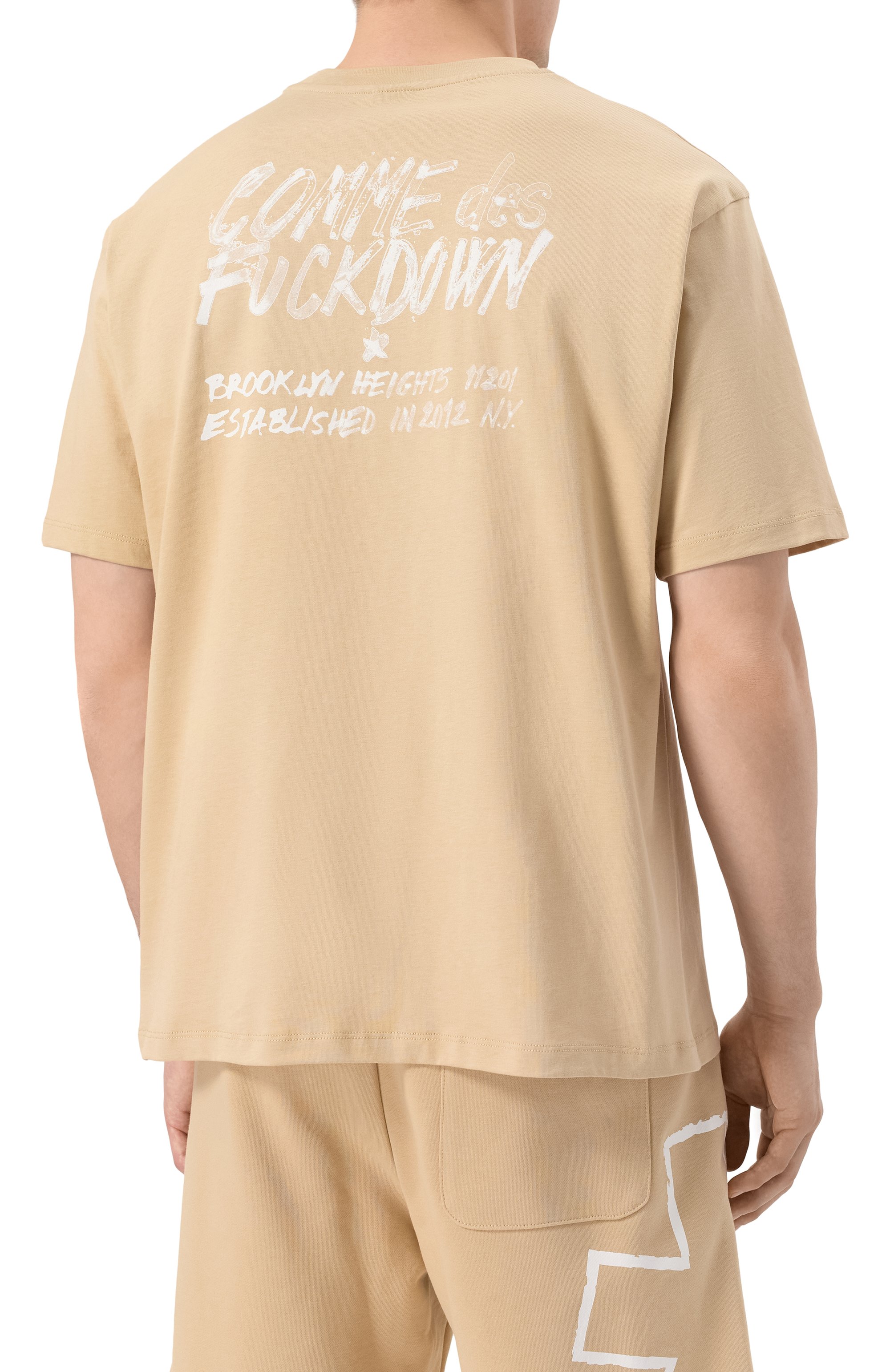 Хлопковая футболка COMME DES FUCKDOWN, арт. CFABM01522, фото 4