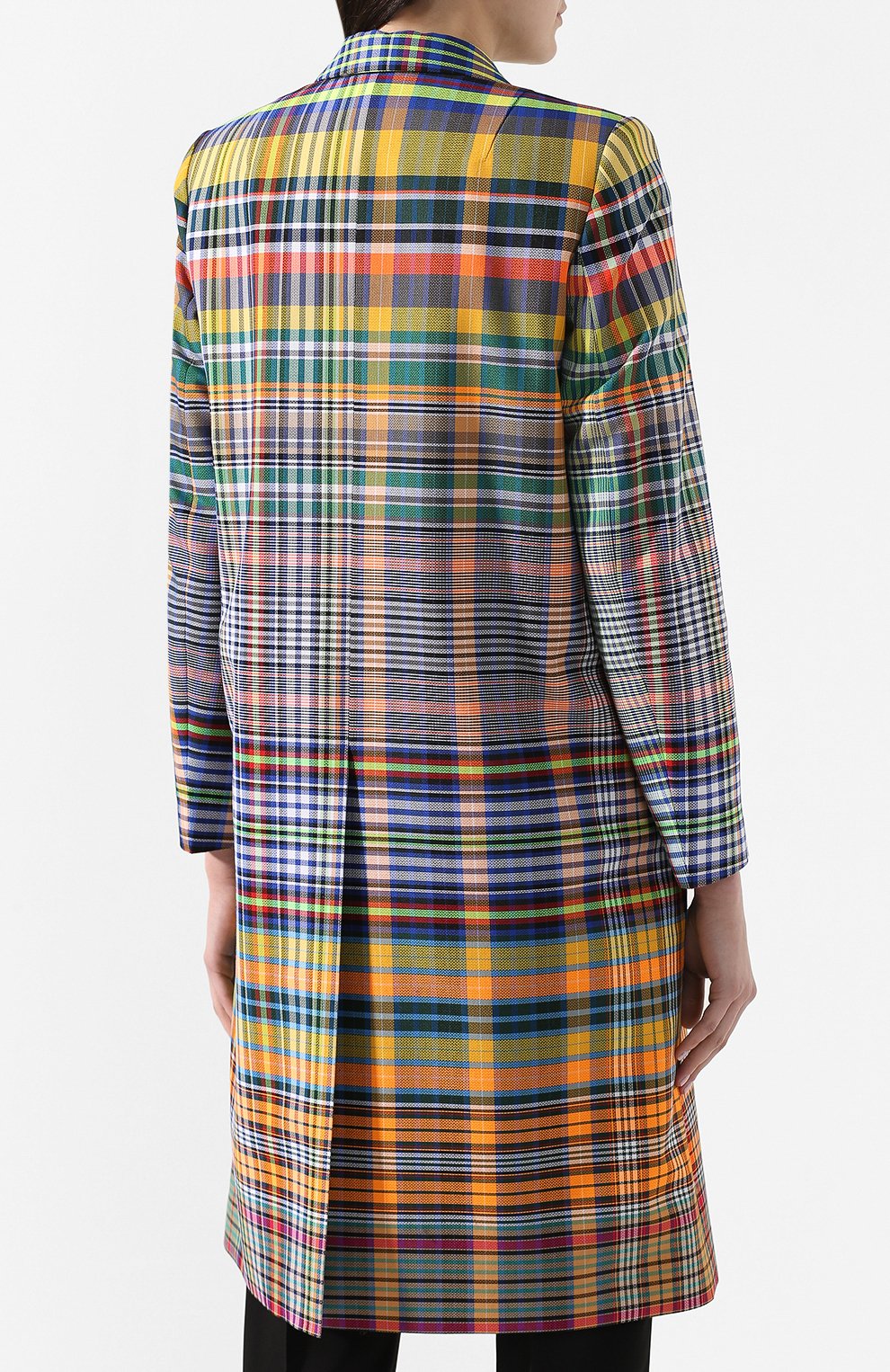 Пальто в клетку DRIES VAN NOTEN, арт. 191-10222-7041, фото 4