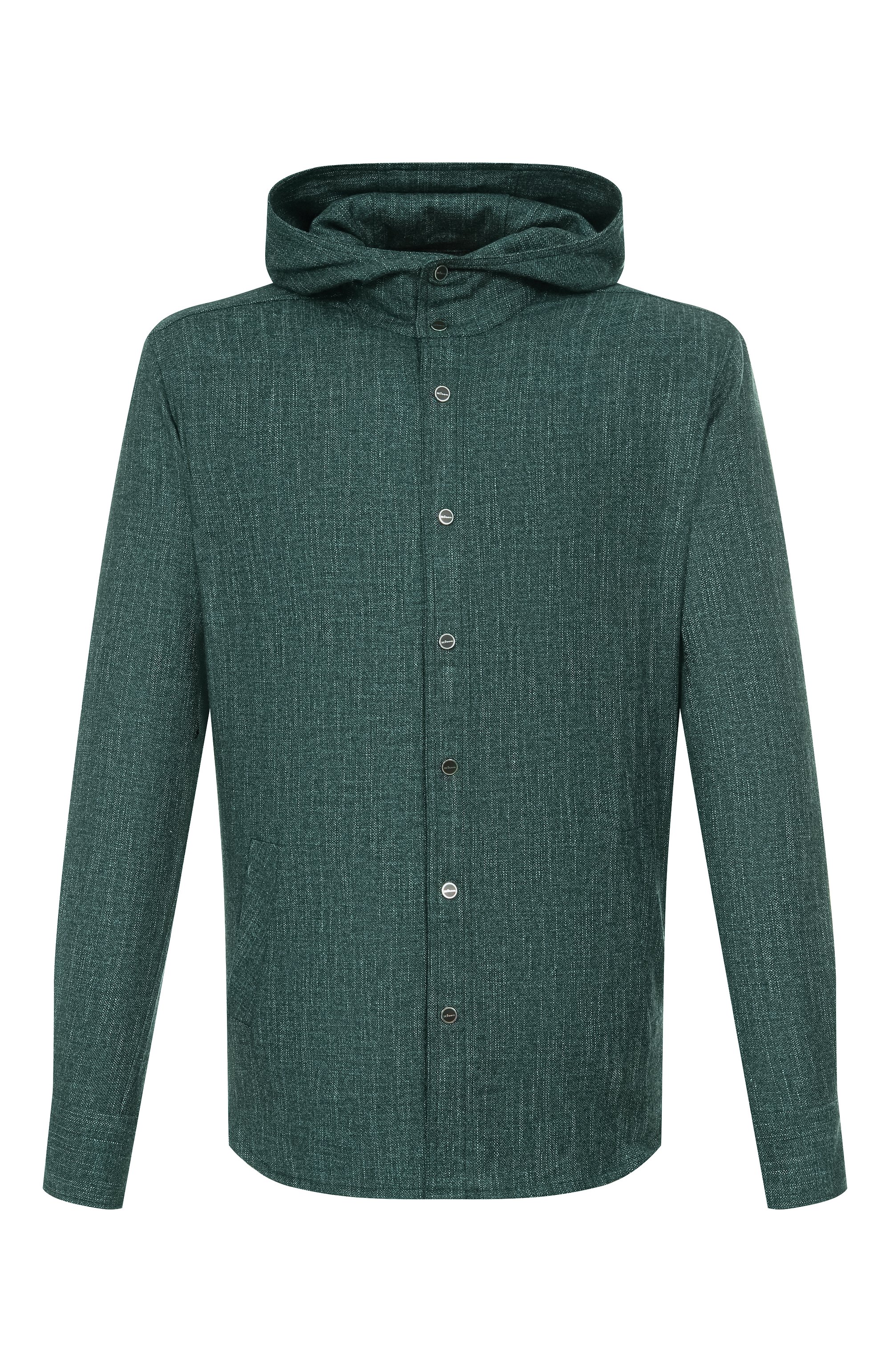 Рубашка из шерсти и шелка KITON, арт. UMCMARK0119G12, фото 1