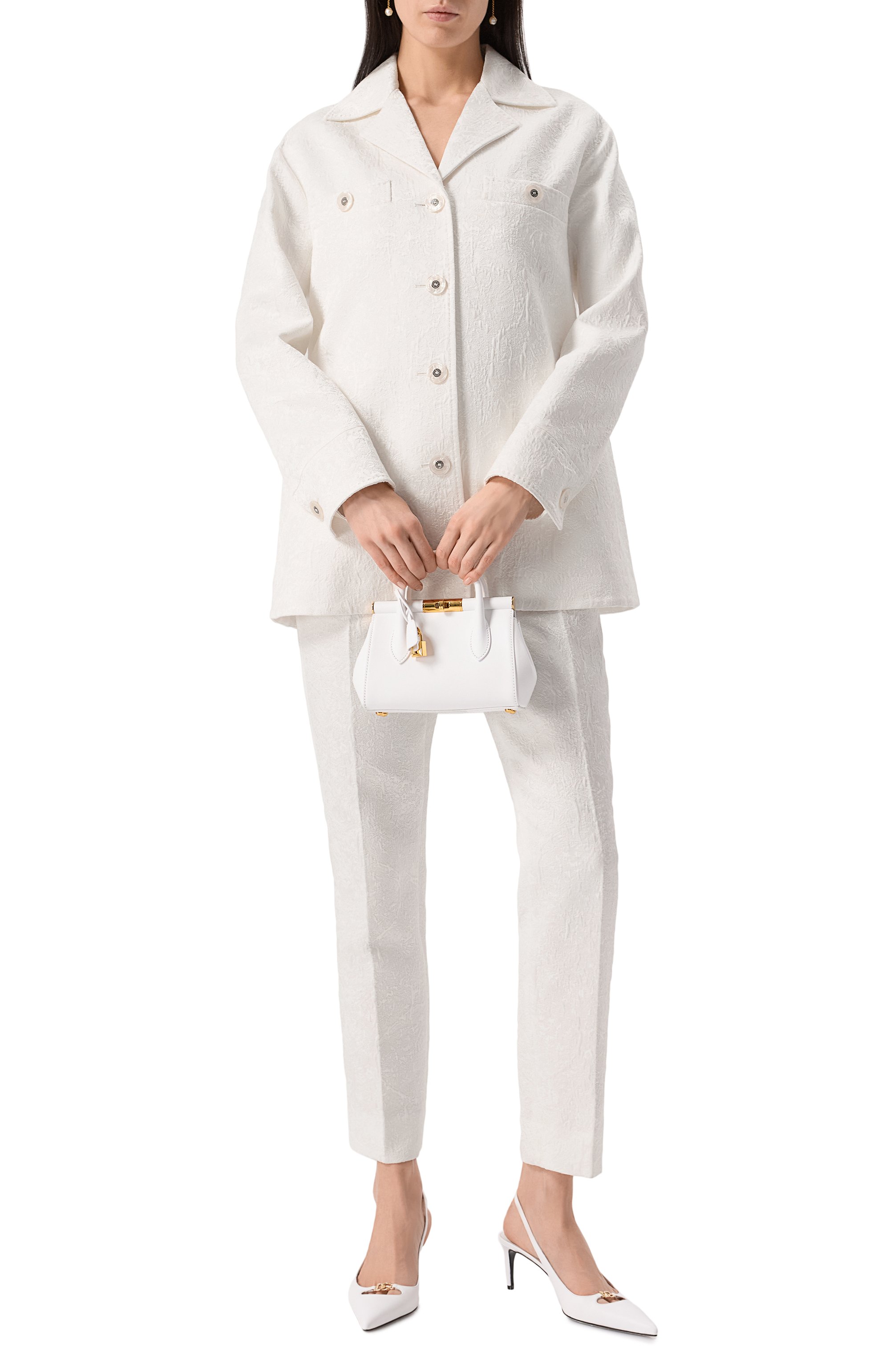 Жакет из хлопка и вискозы DOLCE & GABBANA, арт. F0E1XT/FJTBV, фото 2