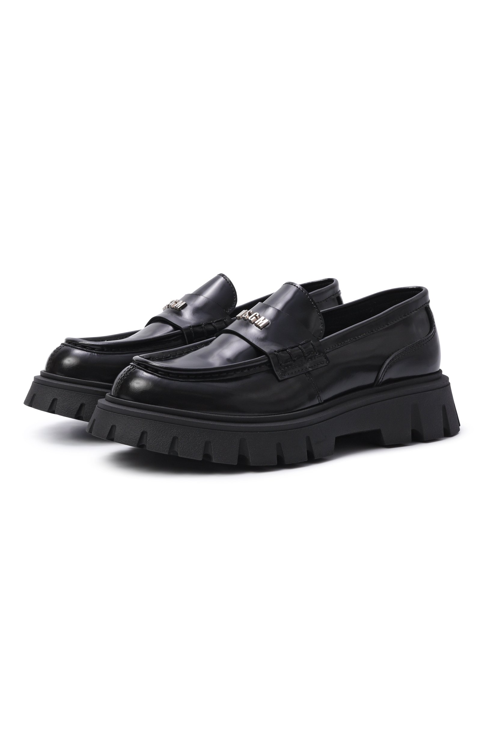 MSGM kids Кожаные лоферы