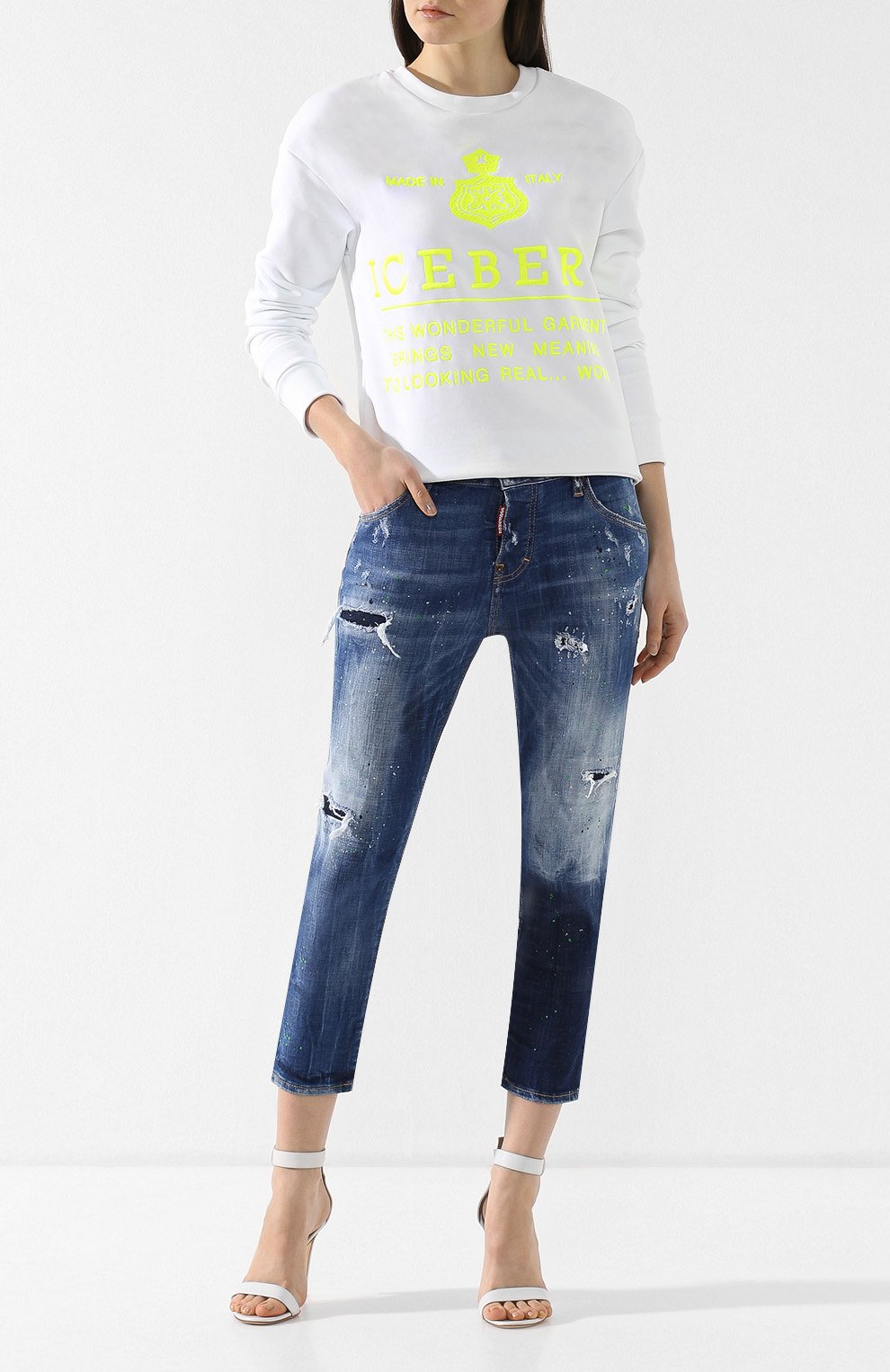 Джинсы с потертостями DSQUARED2, арт. S75LB0092/S30342, фото 2