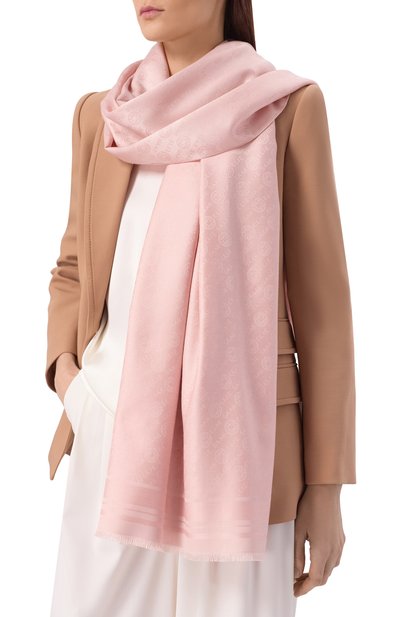 Женский шарф из шелка и шерсти ELIE SAAB, арт. 710010410