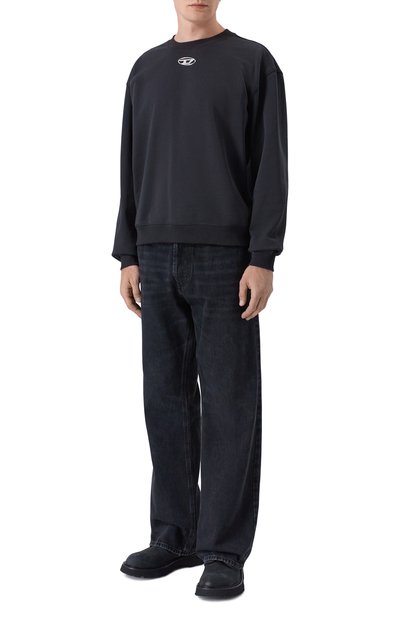 Хлопковый свитшот DIESEL, арт. A20446/0BKBW, фото 2