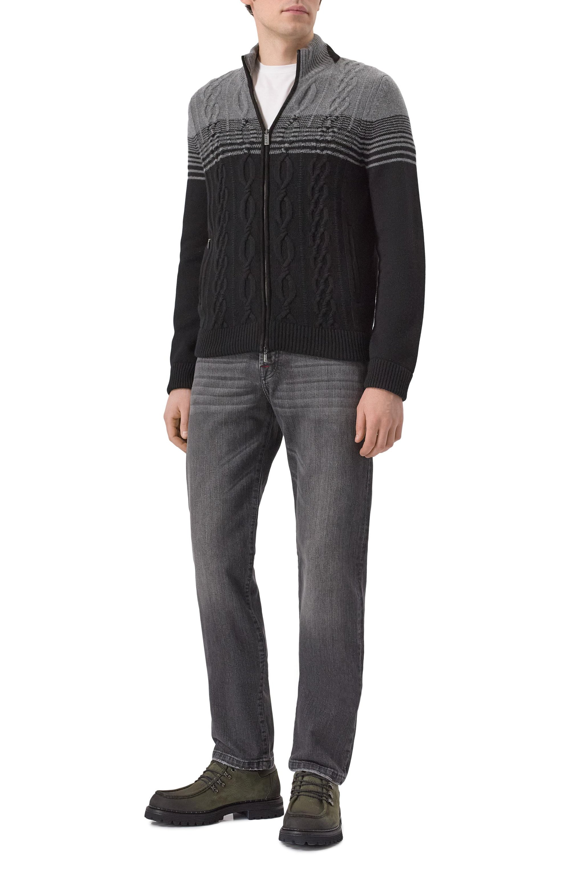 Кашемировый кардиган ZILLI, арт. KZMC01M0320VMIX00/66, фото 2