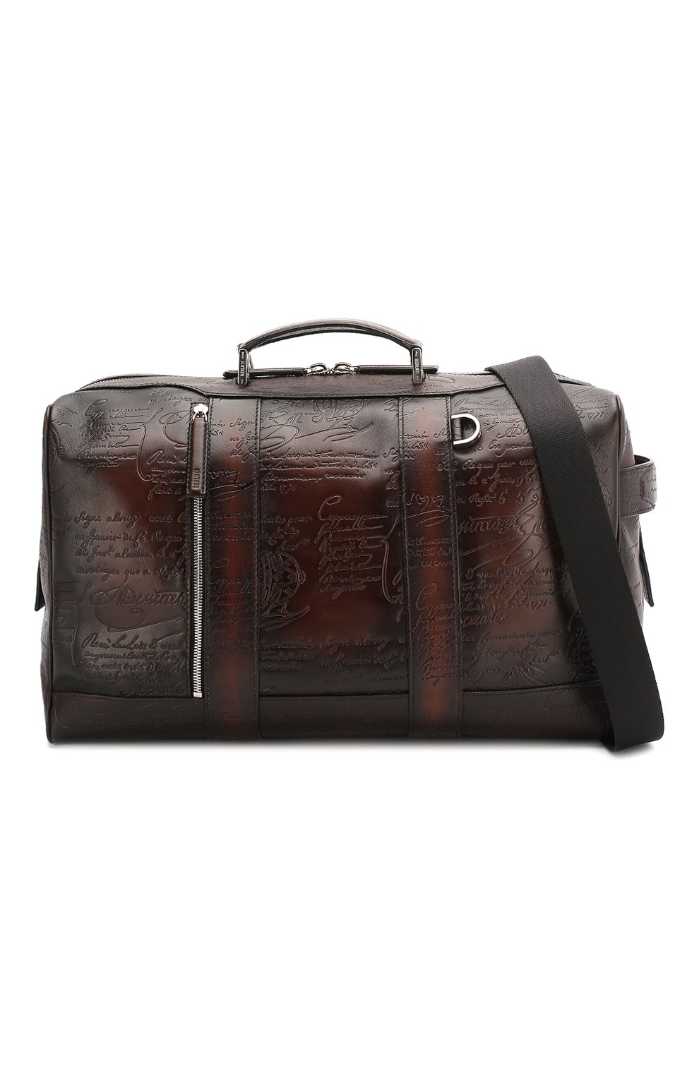 Кожаная дорожная сумка BERLUTI коричневого цвета по цене 299000 руб., арт. M202360, фото 6 Кожаная дорожная сумка BERLUTI, арт. M202360, фото 6
