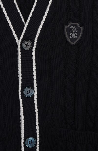 Хлопковый кардиган BRUNELLO CUCINELLI, арт. B2873836TB, фото 3