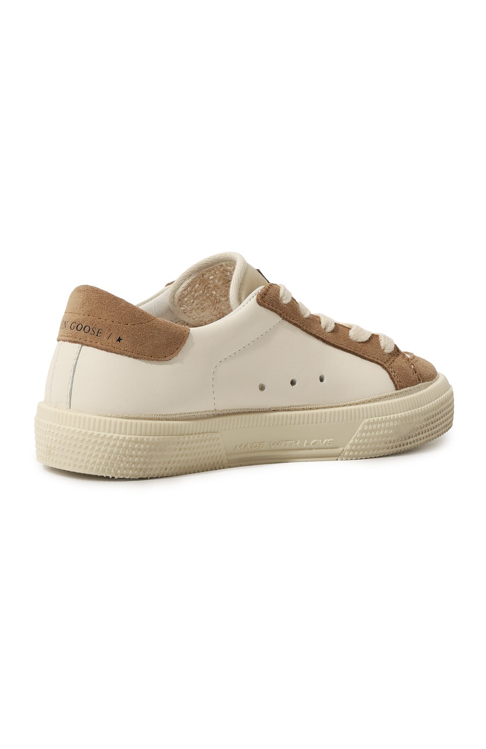 Кожаные кеды GOLDEN GOOSE DELUXE BRAND, арт. GYF00496.F005469, фото 3