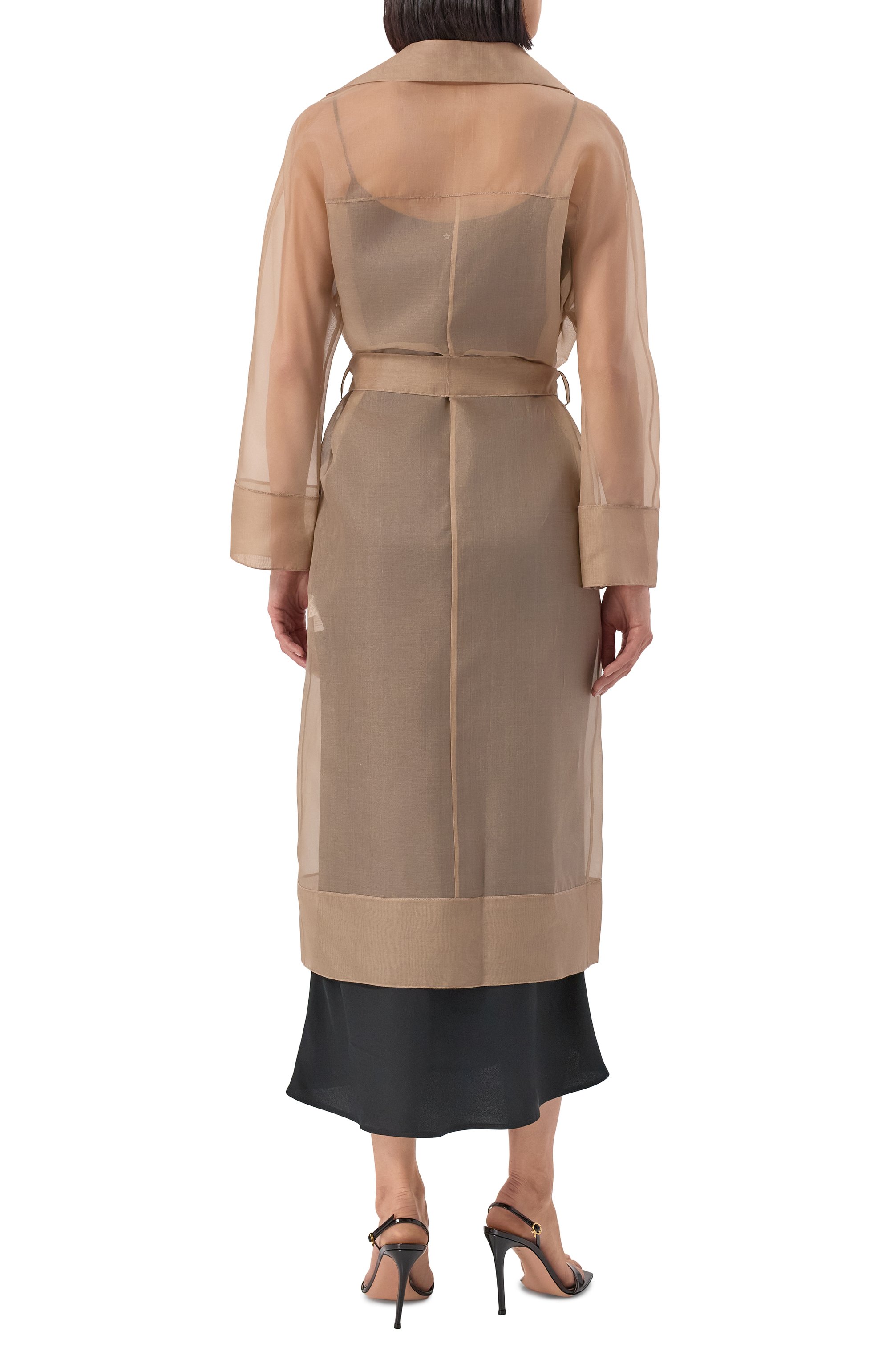 Шелковый плащ ANTONELLI FIRENZE, арт. J7459N/256, фото 4