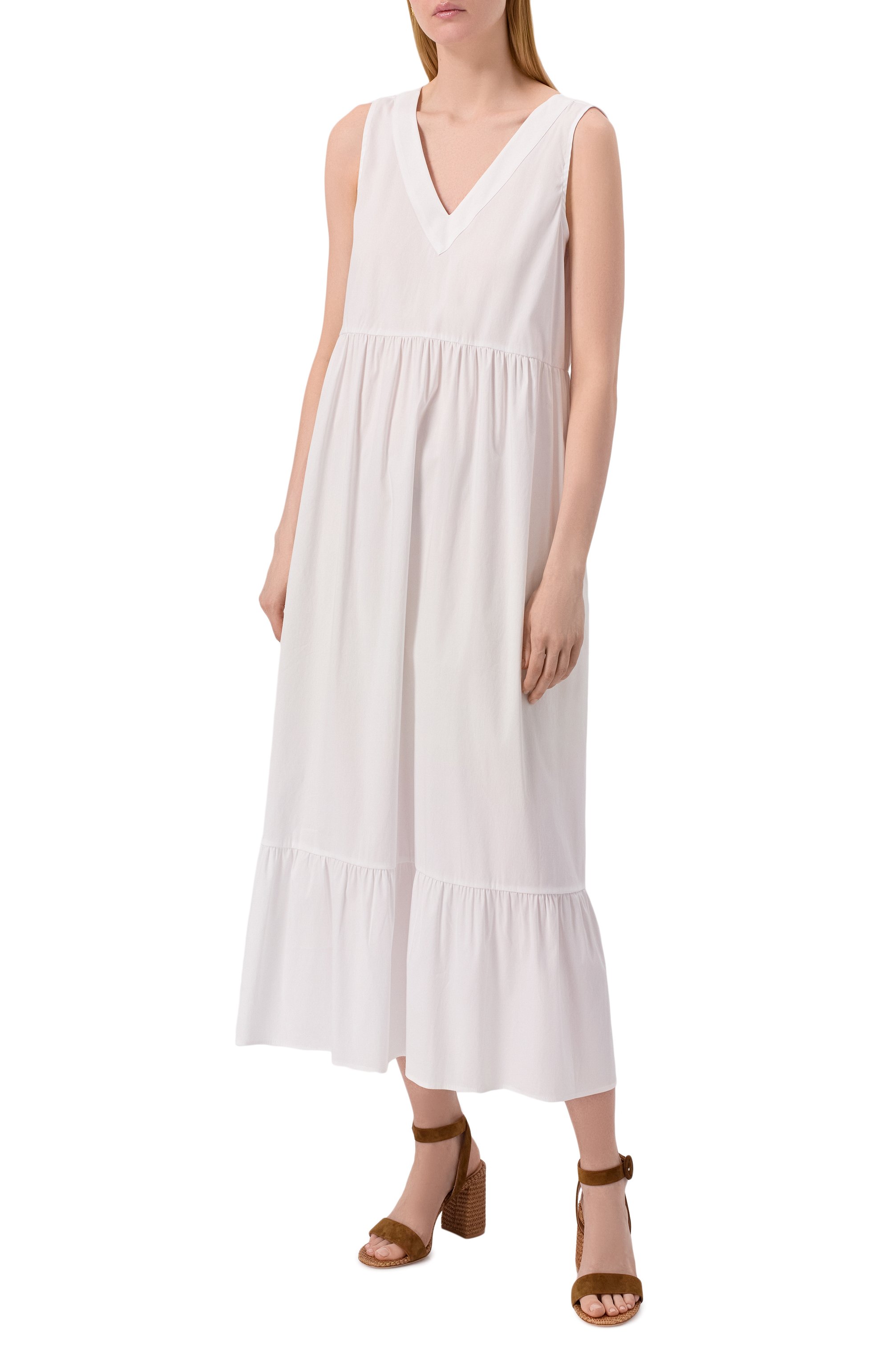 Хлопковое платье PIETRO BRUNELLI, арт. AG2509/C02937, фото 3