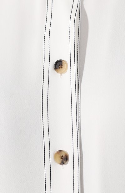 Рубашка с контрастными пуговицами KHAITE, арт. 2069401/W401, фото 5