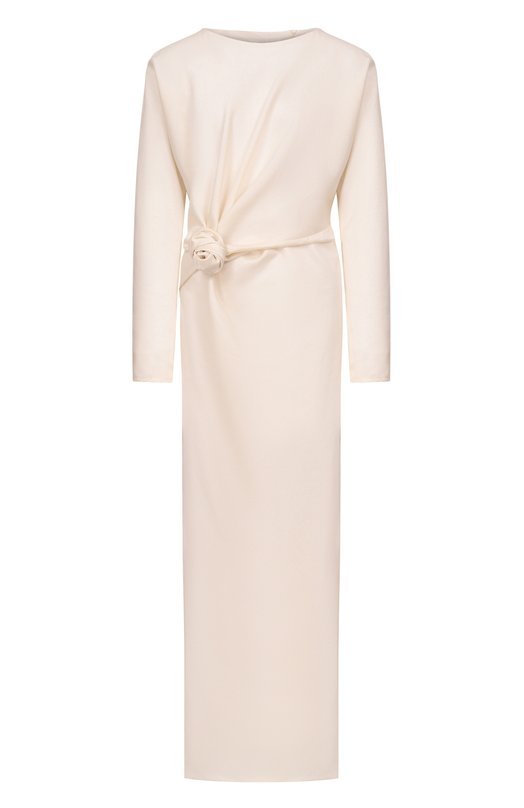 Платье из хлопка и шелка Ruban RSS26-10.1.52.10 Кремовый RSS26-10.1.52.10