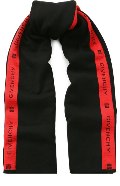 Шерстяной шарф с логотипом бренда GIVENCHY, арт. GW7018/U1463, фото 1