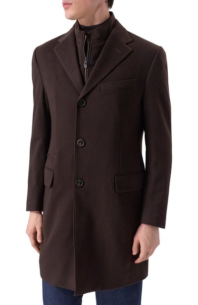 Шерстяное пальто CORNELIANI, арт. 261508-2612321, фото 3