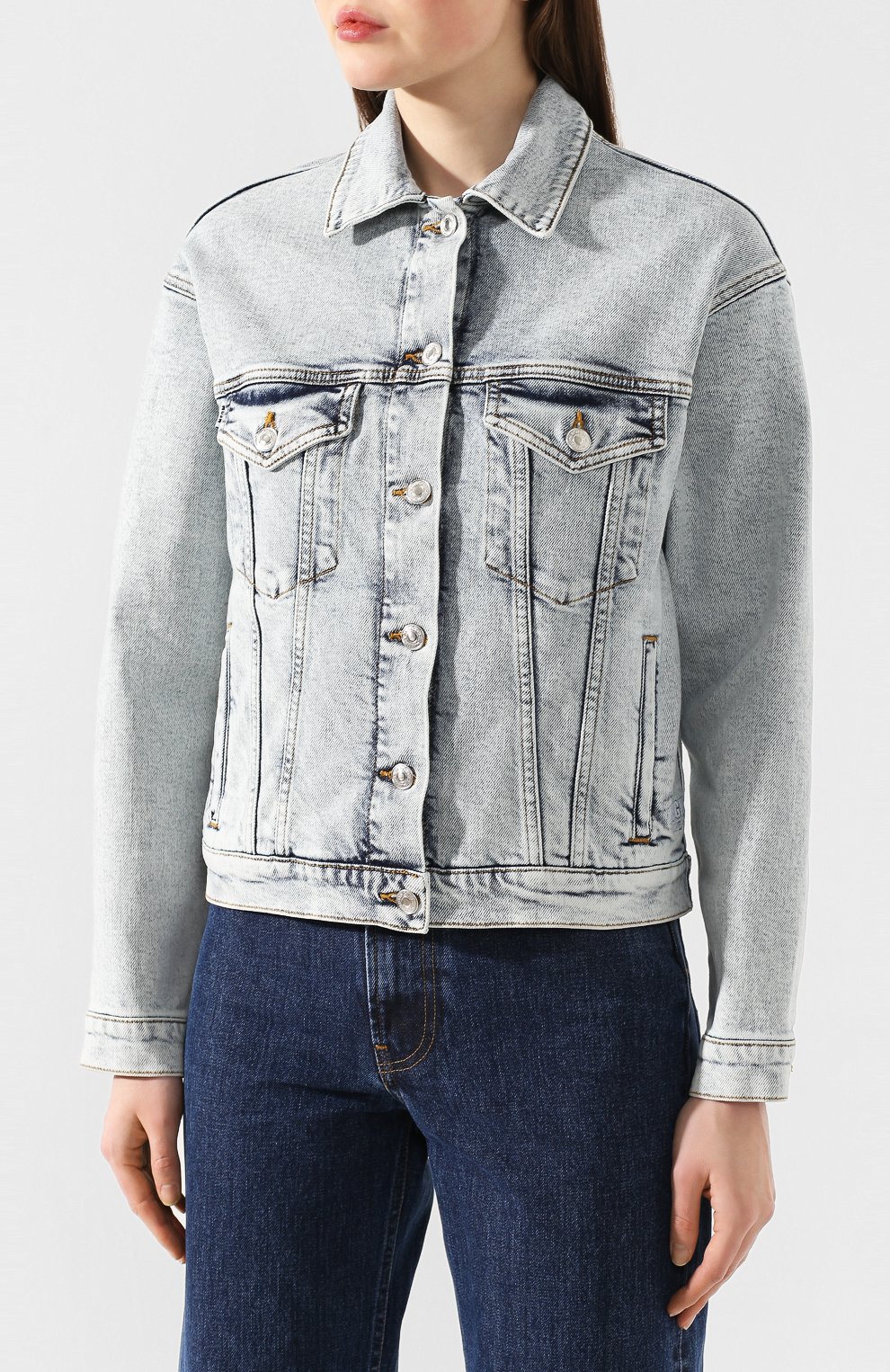 Джинсовая куртка MSGM, арт. 2841MDH48LX 207275, фото 3