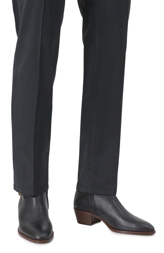 Кожаные сапоги Valentino 6Y2S0J27/DQX Чёрный  6Y2S0J27/DQX Фото 3
