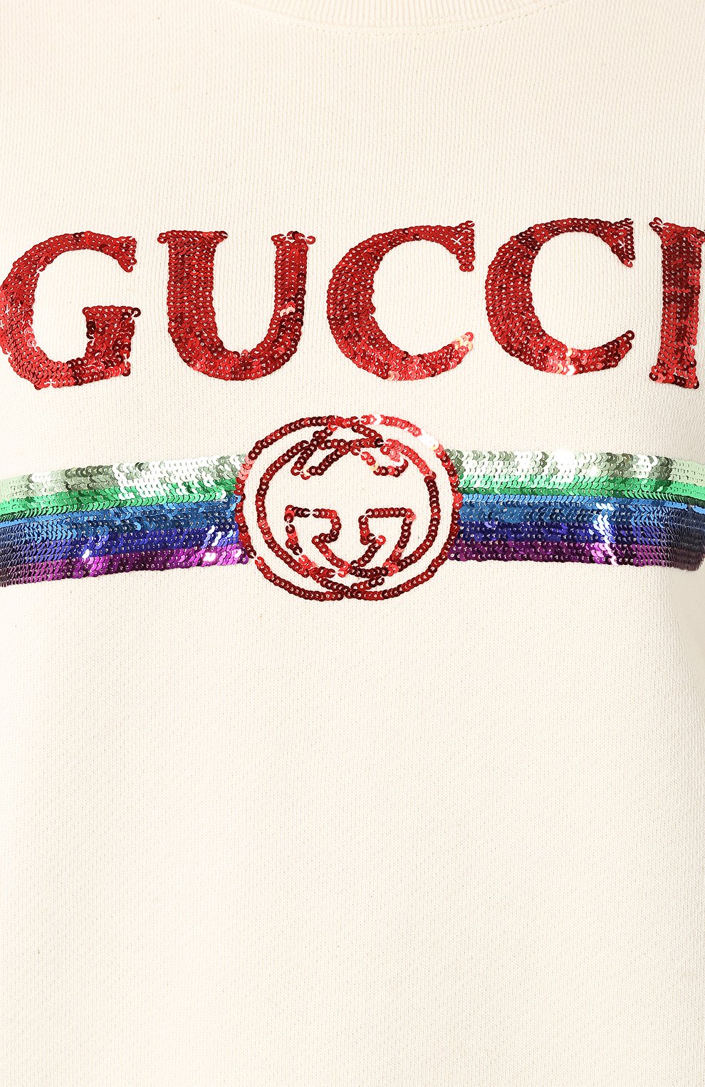 Хлопковый пуловер GUCCI, арт. 469250/XJASD, фото 5