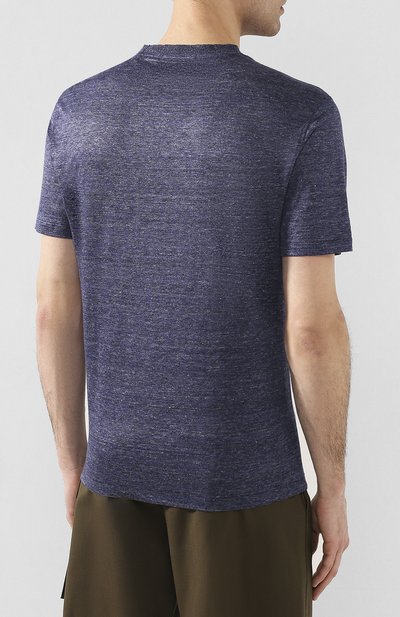 Льняная футболка ZEGNA, арт. UU553/706, фото 4
