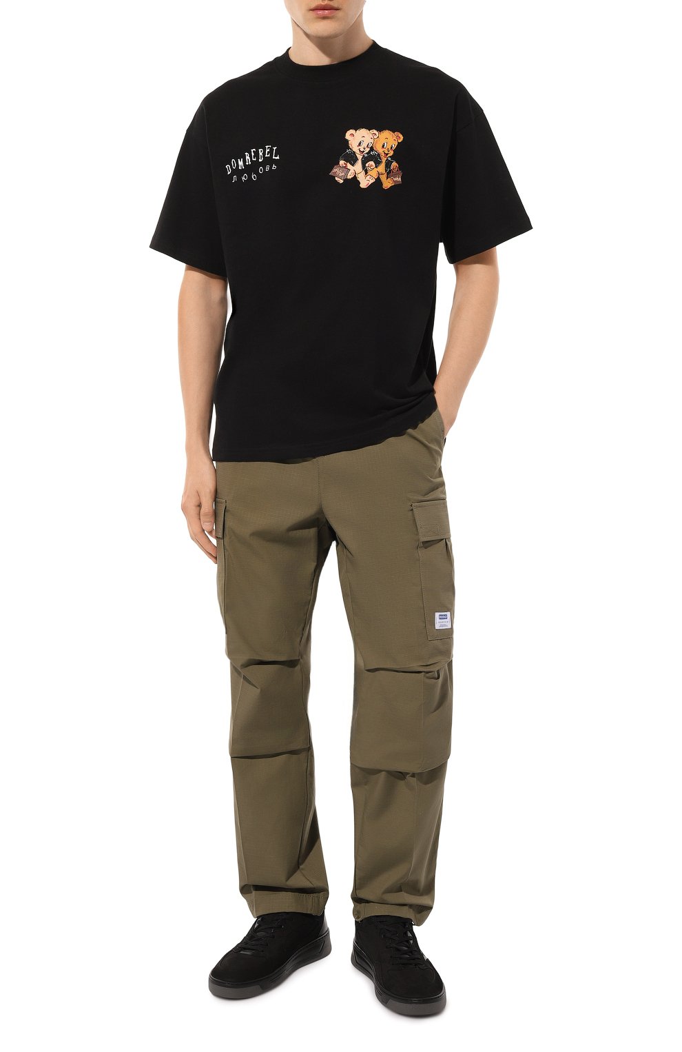 Хлопковая футболка DOMREBEL, арт. M DU0/T-SHIRT, фото 2