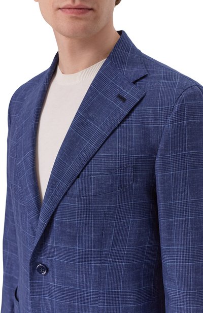 Шерстяной пиджак ANDREA CAMPAGNA, арт. SALINA C0N SPALLINA BASSA/T26141, фото 5