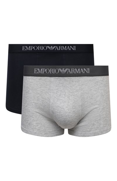 Мужские комплект из двух хлопковых боксеров EMPORIO ARMANI, арт. 111613/CC722