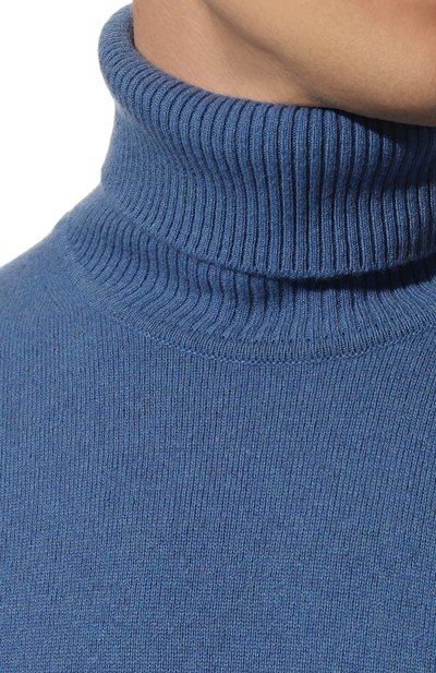Кашемировая водолазка DANIELE FIESOLI синего цвета по цене 42050 руб., арт. WS 3002, фото 5 Кашемировая водолазка DANIELE FIESOLI, арт. WS 3002, фото 5