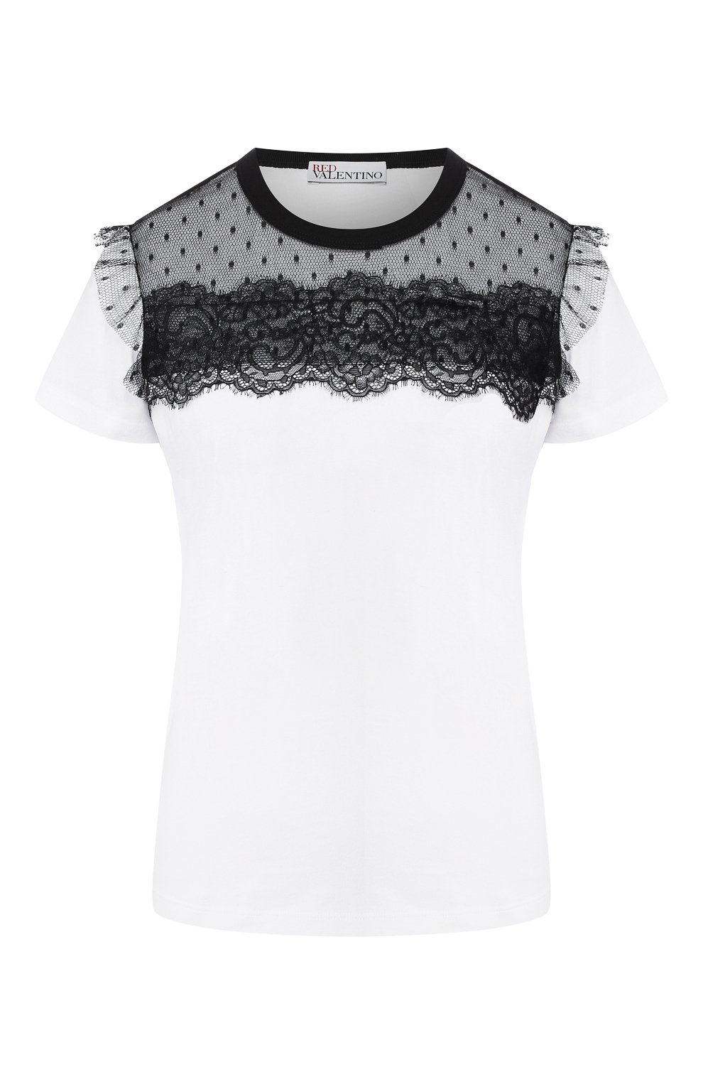 Хлопковая футболка REDVALENTINO, арт. TR3MG05H/4VV, фото 1