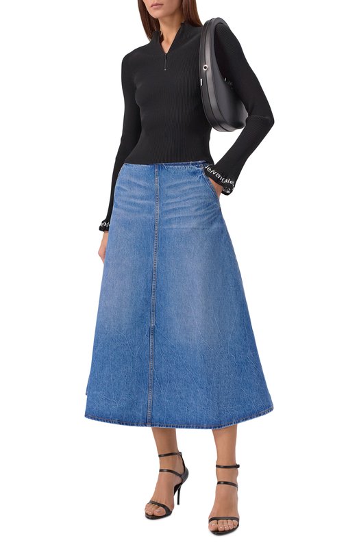 Джинсовая юбка Alexander Wang 4DC1265958 Синий  4DC1265958 Фото 2