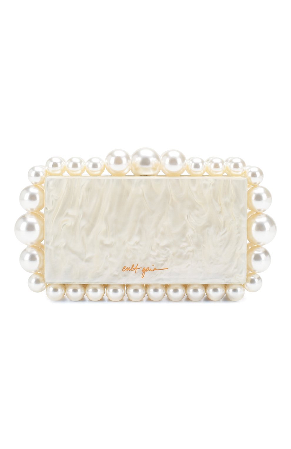 Клатч eos CULT GAIA белого цвета по цене 38350 руб., арт. 21007AC PRL, фото 1 Клатч eos CULT GAIA, арт. 21007AC PRL, фото 1