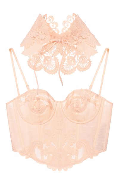 Женский топ изо льна и шелка ZIMMERMANN, арт. 6352TC261