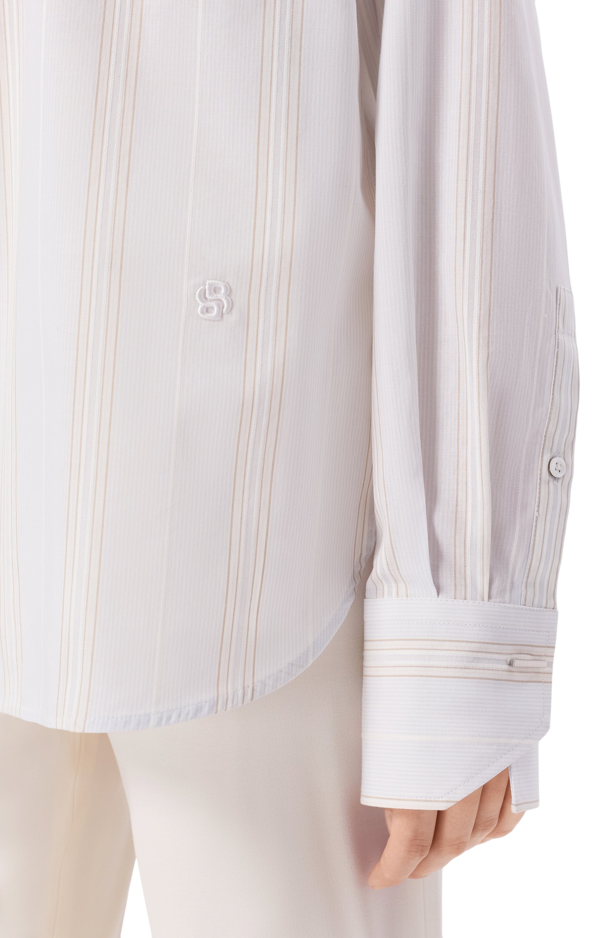 Хлопковая рубашка BOSS, арт. 50559872, фото 5