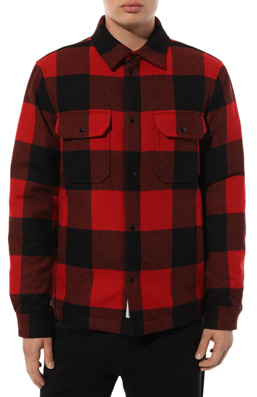 Шерстяная куртка-рубашка WOOLRICH, арт. CFWOOS0067MRUT3046, фото 3