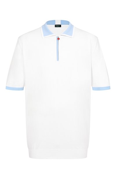 Мужская хлопковое поло KITON, арт. UMK0571V108A