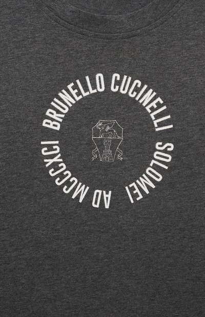 Хлопковый лонгслив BRUNELLO CUCINELLI, арт. B0T81T454A, фото 3