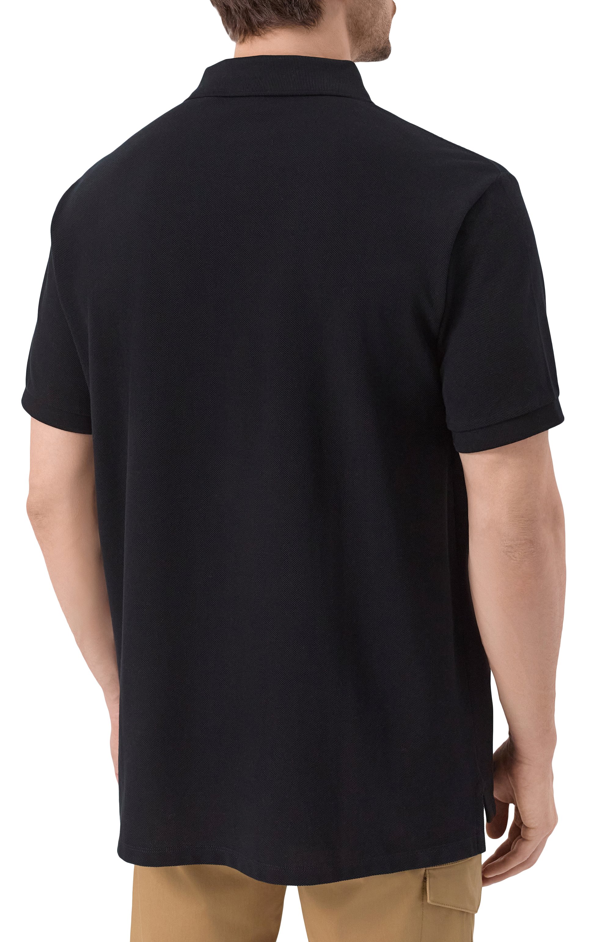 Хлопковое поло BURBERRY, арт. 8070682, фото 4