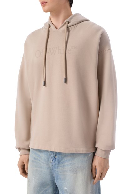 Хлопковое худи OFF-WHITE, арт. 0MBB12MS26FLE00B, фото 3