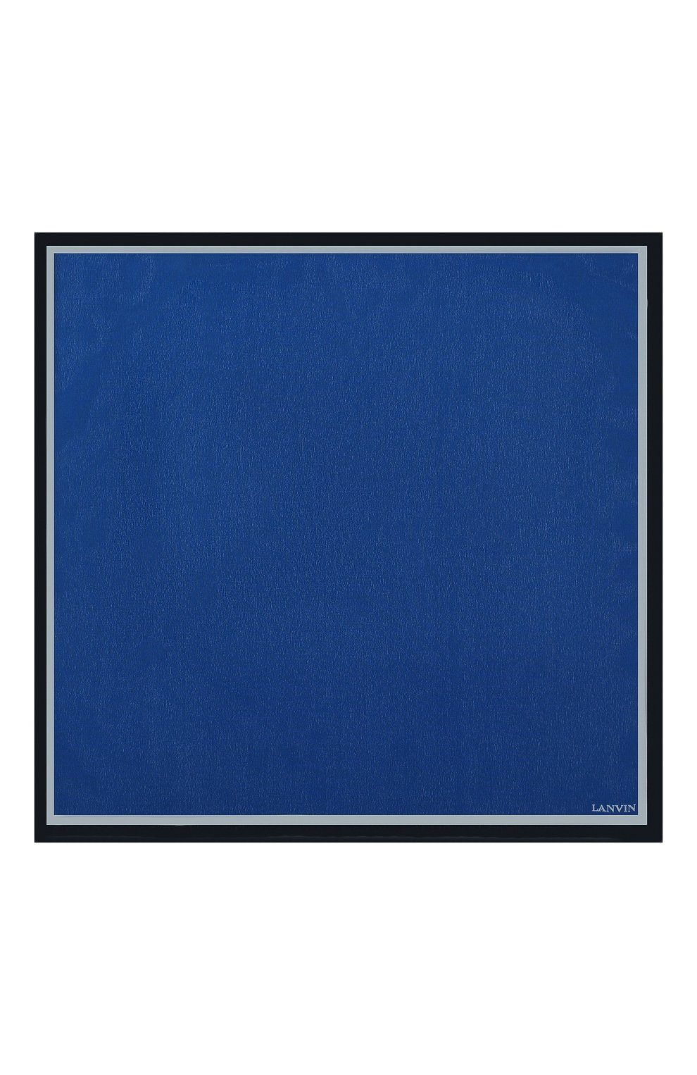 Шелковый платок LANVIN синего цвета по цене 7250 руб., арт. 3462/HANDKERCHIEF, фото 3 Шелковый платок LANVIN, арт. 3462/HANDKERCHIEF, фото 3