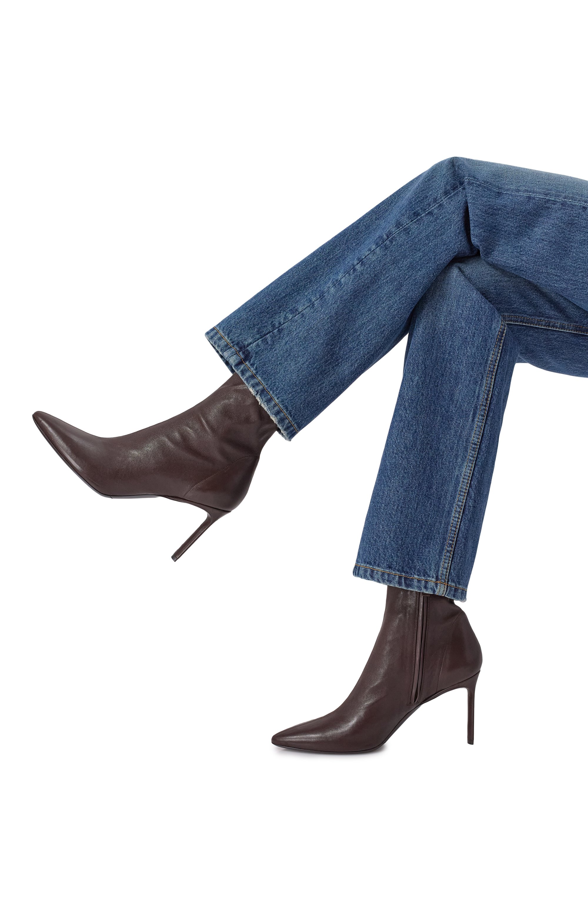 Кожаные ботильоны CO, арт. 0100STLP-CHC, фото 2