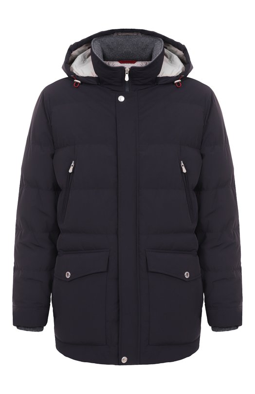 Пуховик Brunello Cucinelli MM4911823 Синий MM4911823
