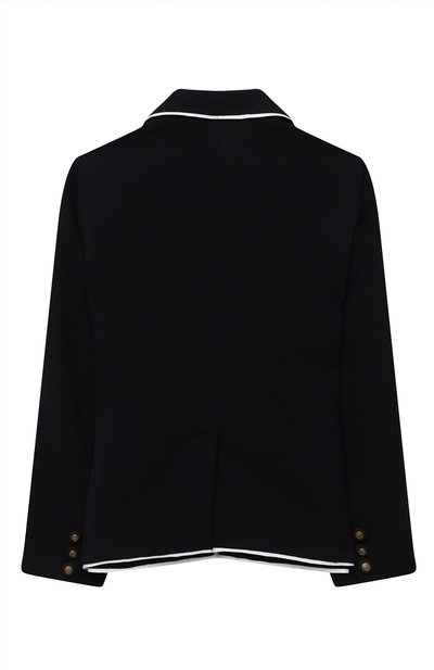 Жакет ZHANNA & ANNA синего цвета по цене 15990 руб., арт. ZADBW200720-08/1, фото 2 Жакет ZHANNA & ANNA, арт. ZADBW200720-08/1, фото 2