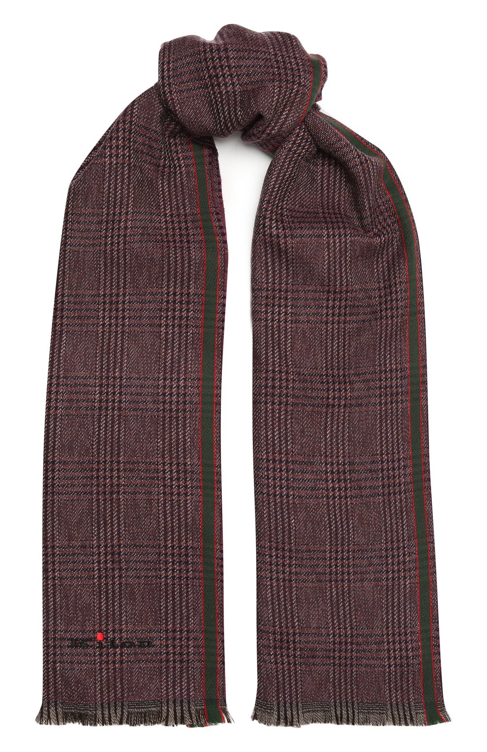 Шерстяной шарф KITON, арт. USCIACX03T02, фото 1