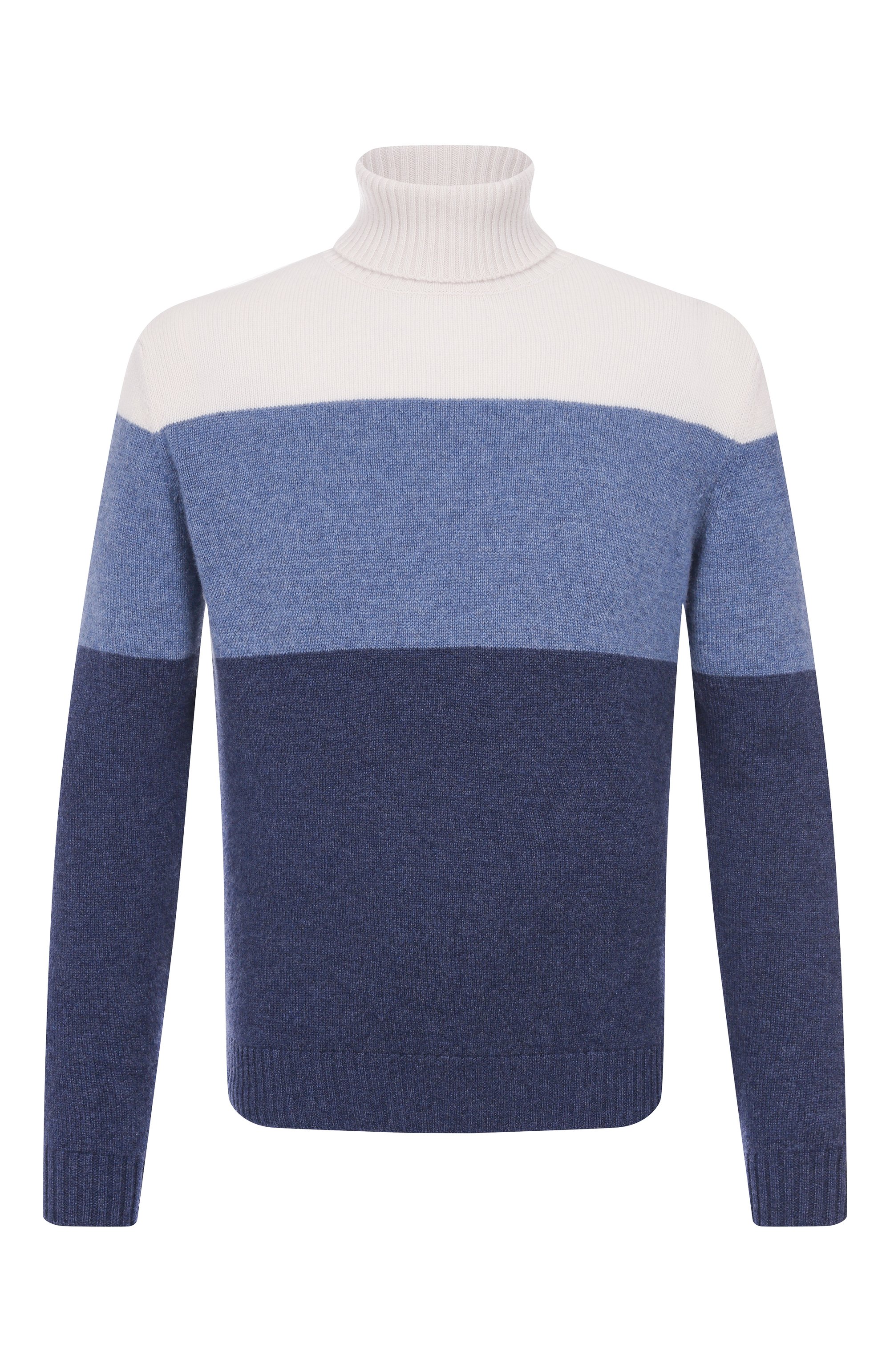 Кашемировый свитер MVST синего цвета по цене 185000 руб., арт. M25.1PM.K019, фото 1 Кашемировый свитер MVST, арт. M25.1PM.K019, фото 1