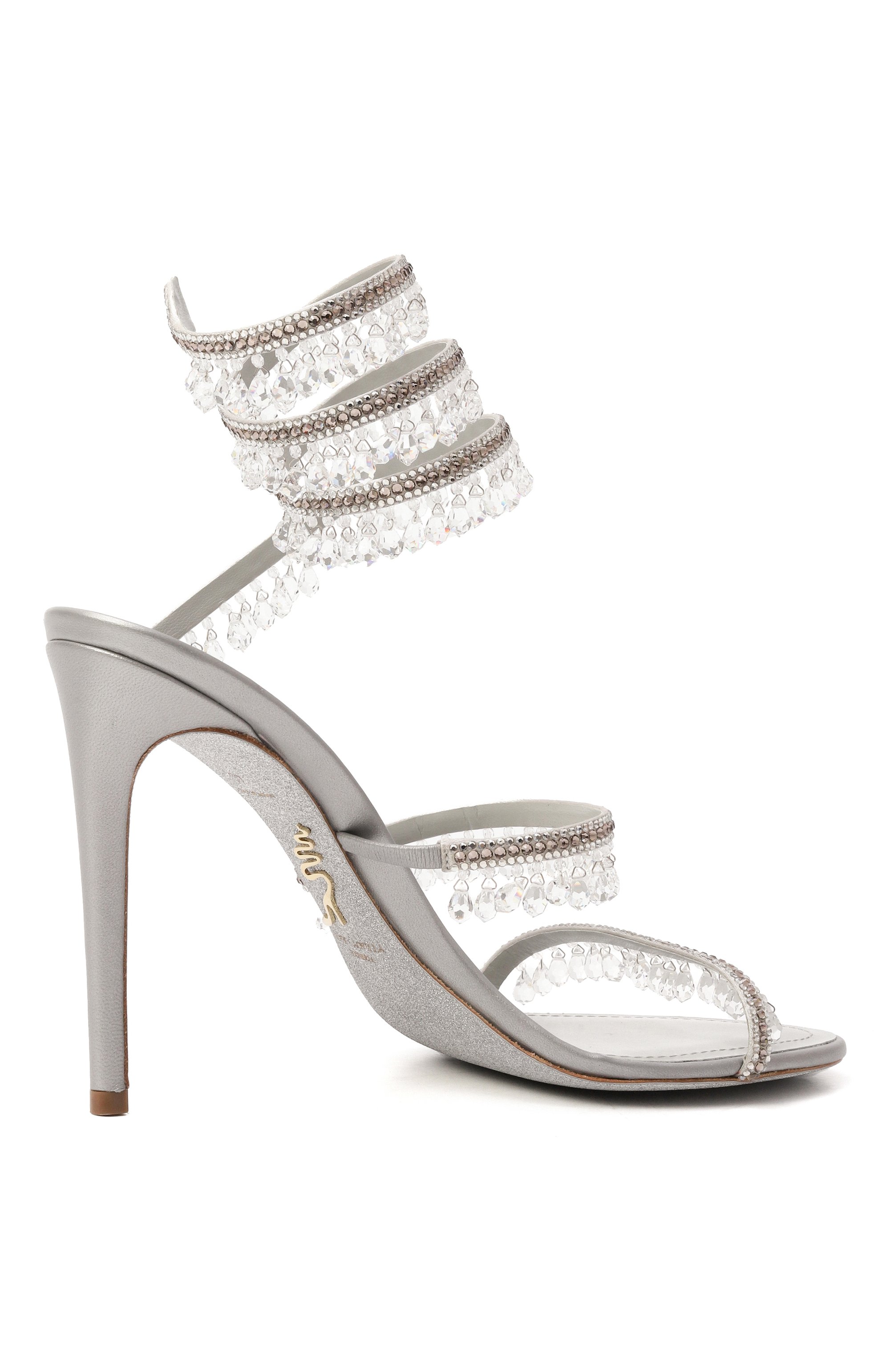 Текстильные босоножки chandelier 105 RENE CAOVILLA, арт. C12535-105/R001, фото 5