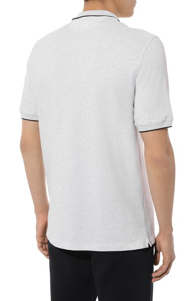 Хлопковое поло BRUNELLO CUCINELLI, арт. ME8549779G, фото 4